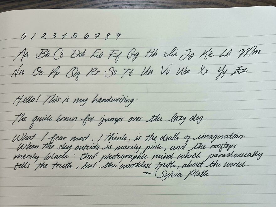 handwriting difference in men and women