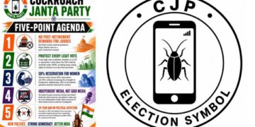 COCKROACH JANTA PARTY OFFICIAL LOGO