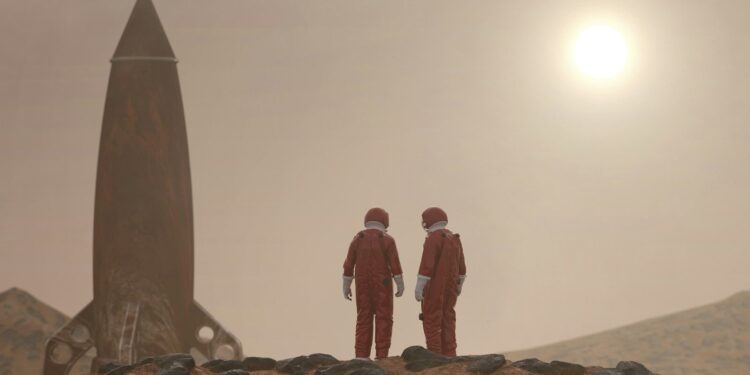 3 men standing on rocky shore during daytime