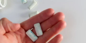 Chewing gum releases thousands of microplastic particles directly into your mouth with every piece you chew